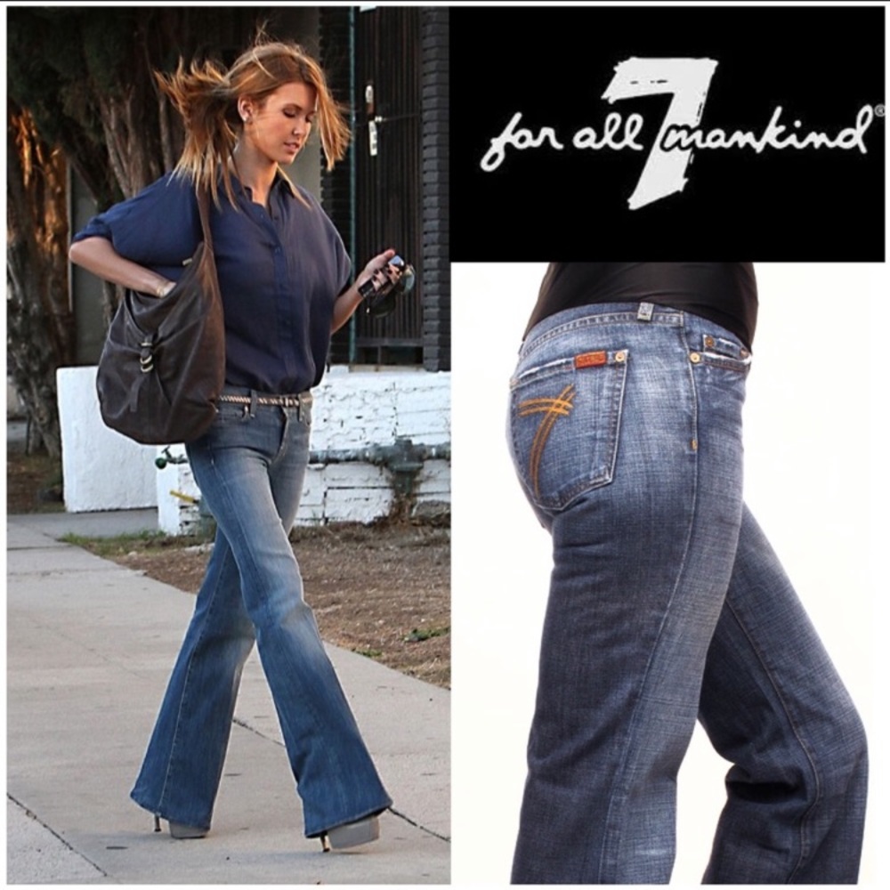 7 for all mankind Dojo Jeans Sz 28 bootcut, flare